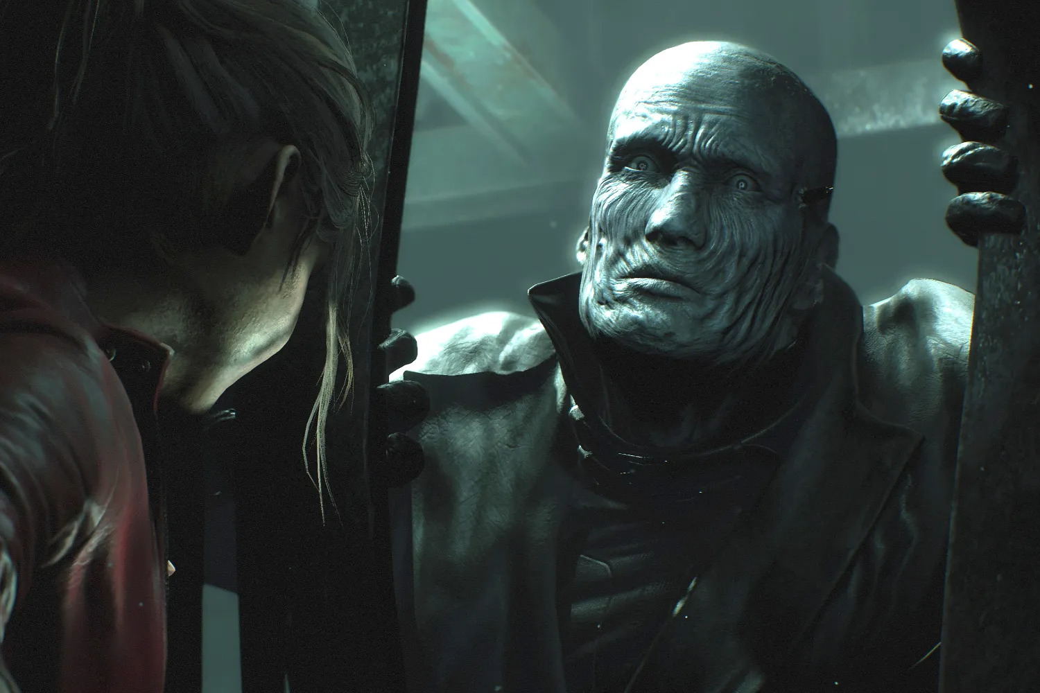 Resident Evil 2 Remake screenshot at the Raccoon City Police Department