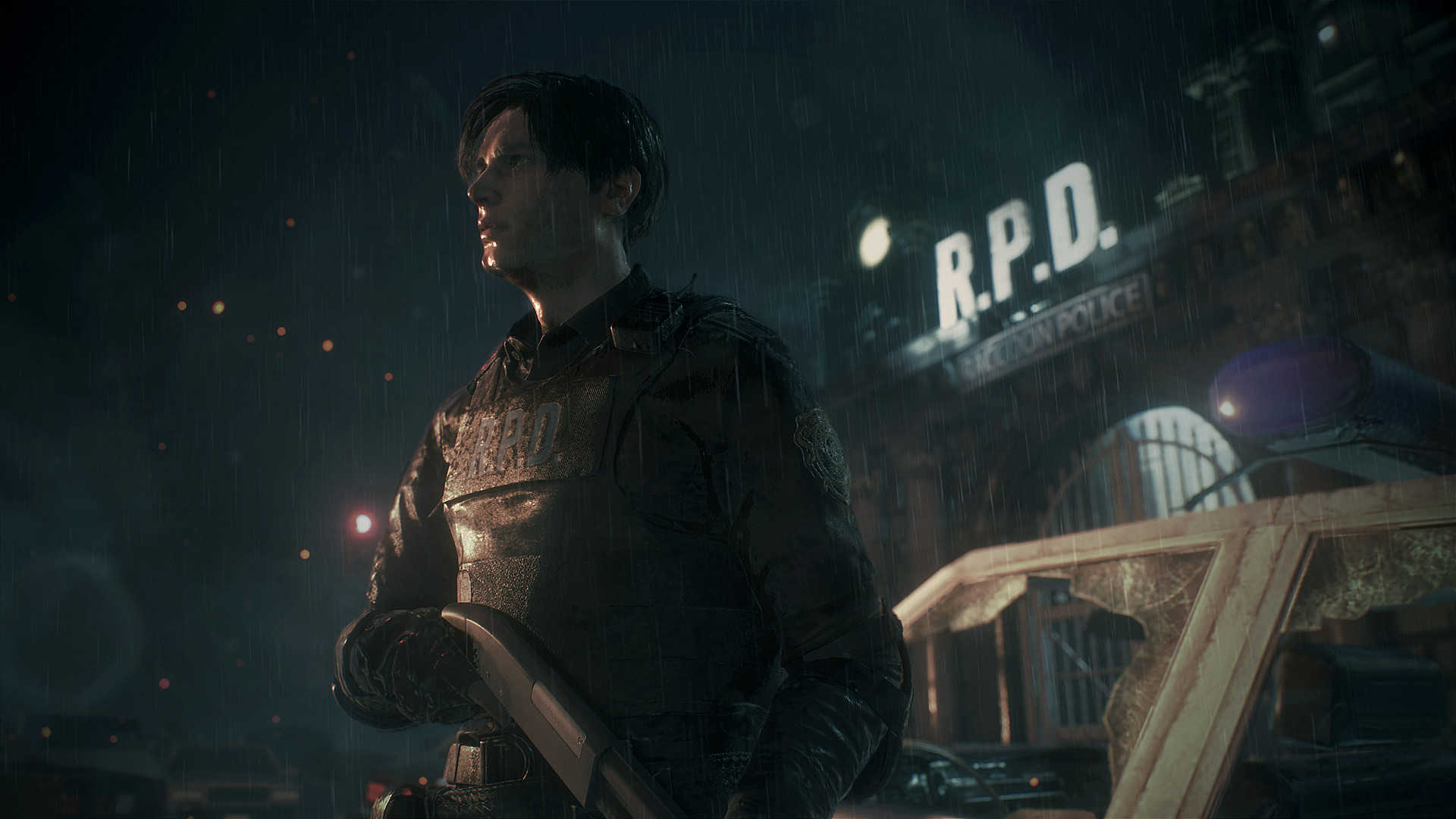 Resident Evil 2 Remake key art