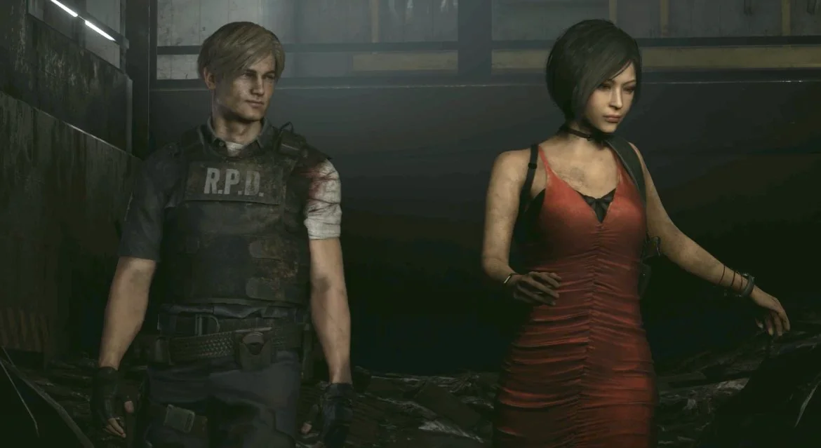 Resident Evil 2 Remake screenshot at the Raccoon City Police Department