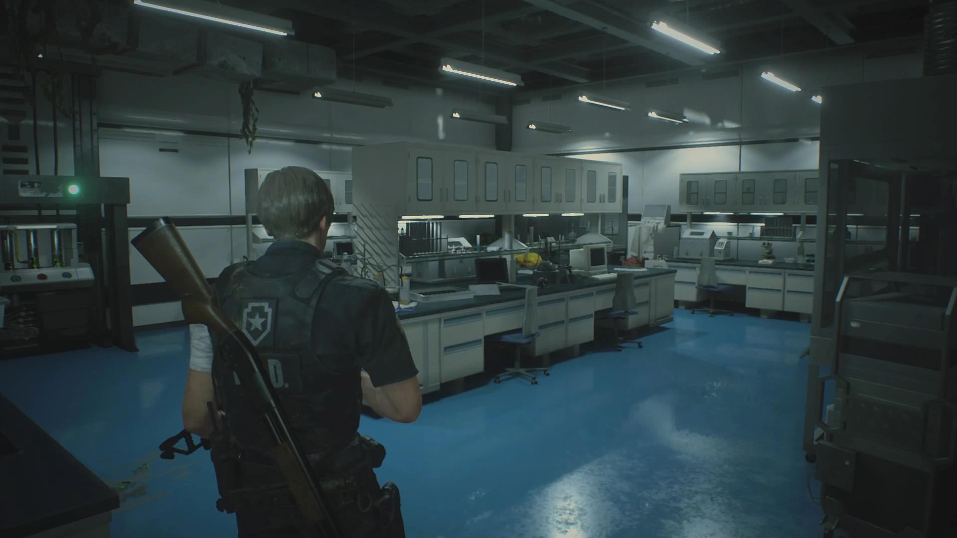 Resident Evil 2 Remake NEST laboratory