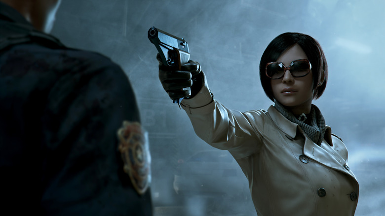 Resident Evil 2 Remake screenshot at the Raccoon City Police Department