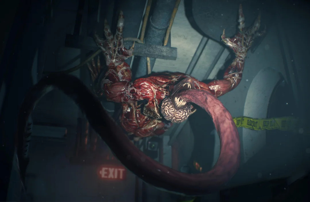 Resident Evil 2 Remake screenshot at the Raccoon City Police Department