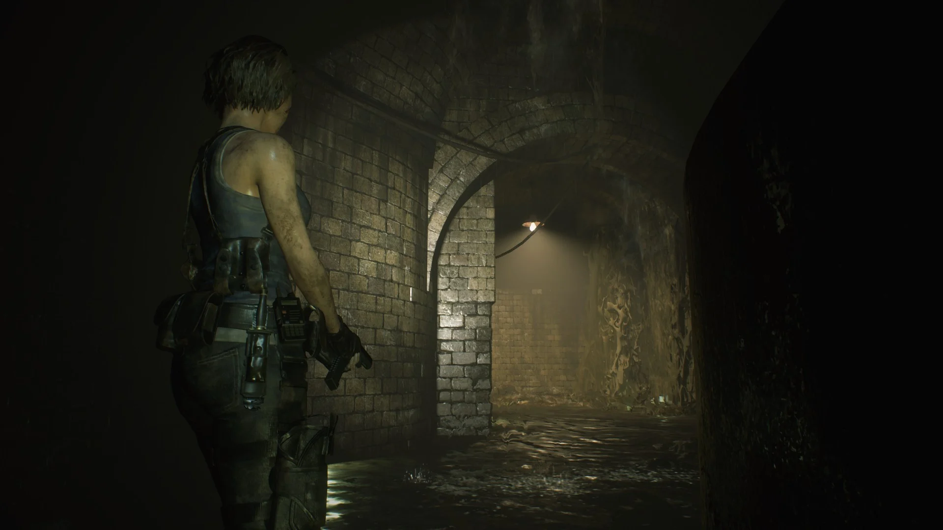 Resident Evil 2 Remake screenshot at the Raccoon City Police Department