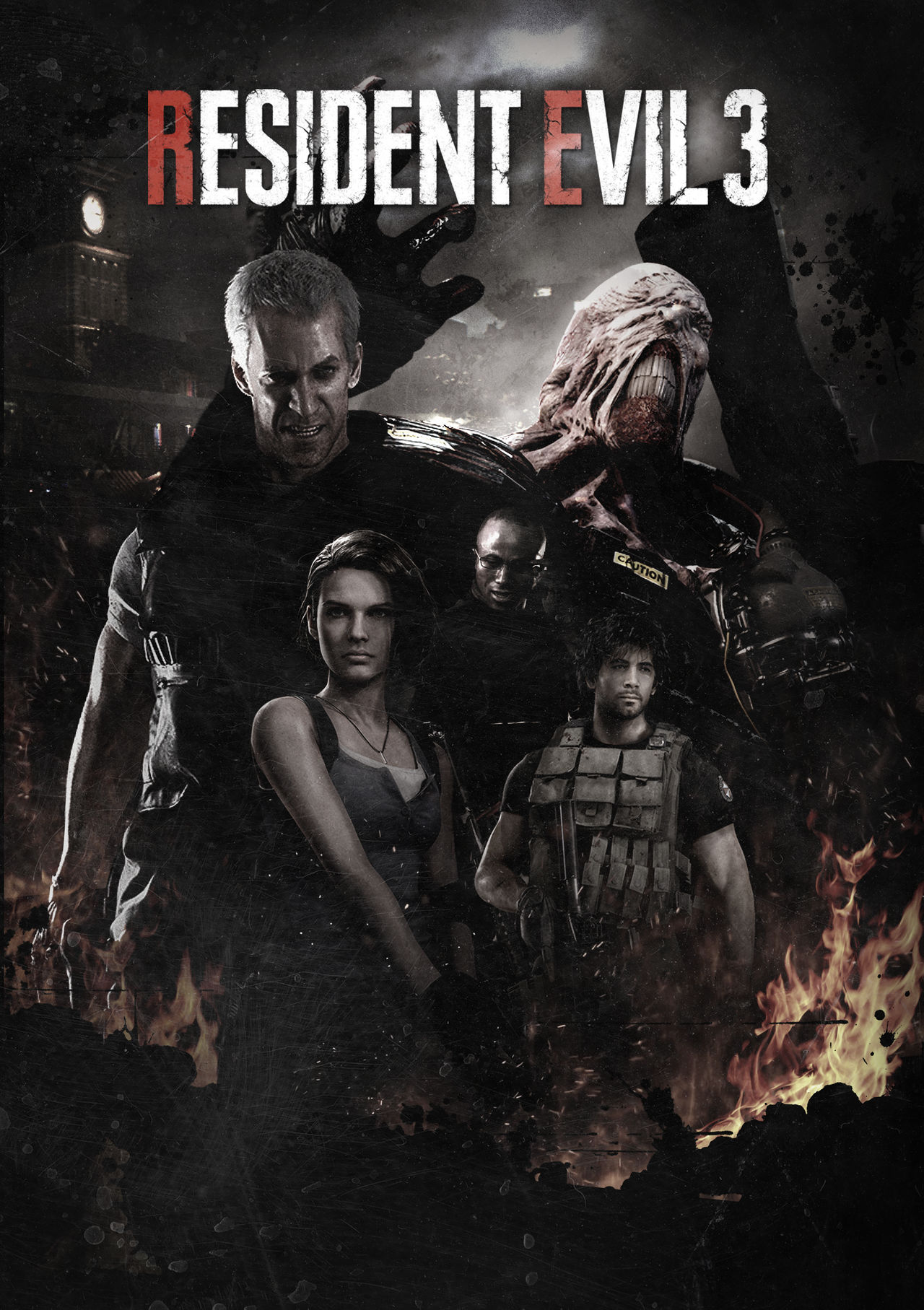 Resident Evil 3 Remake key art