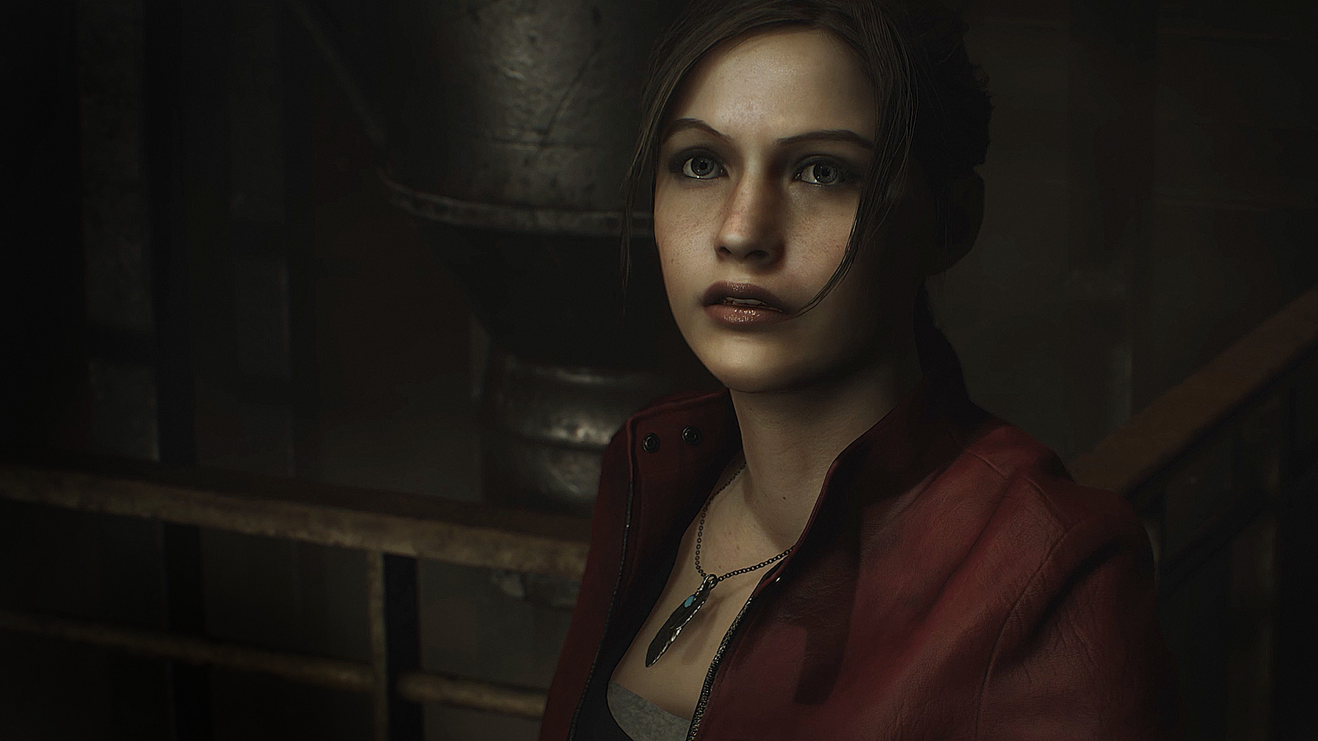 Resident Evil 2 Remake ending scene screenshot