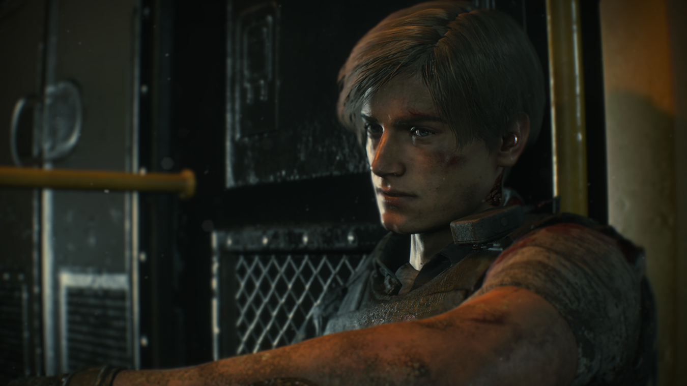 Resident Evil 2 Remake screenshot at the Raccoon City Police Department